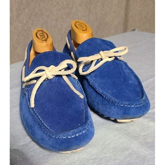 Cole Haan Air Grant Driving Moccasins Mens Sz 8 Hard to Find Blue Suede Casual main image 5